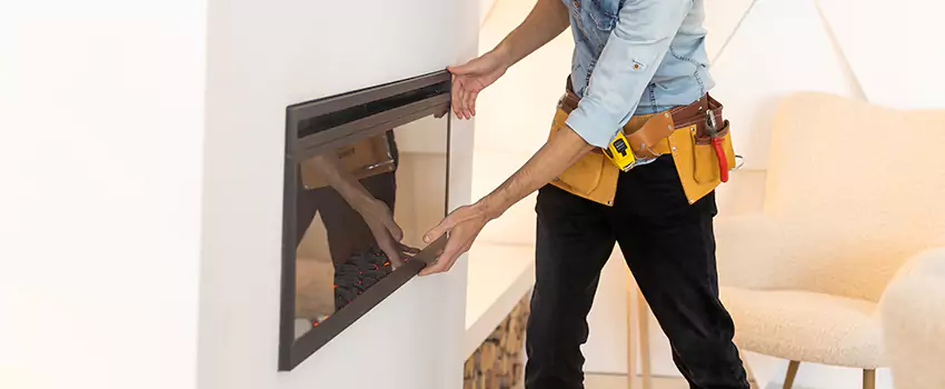 Metal Fireplace Installation in Sanford, Florida