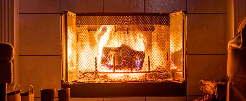 Mendota Hearth Landscape Fireplace Installation in Sanford, Florida